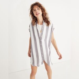 MADEWELL Maywood Stripe Shirtdress